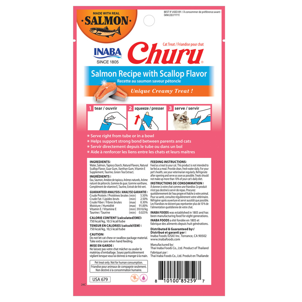 Churu Receta de Atún con Salmón