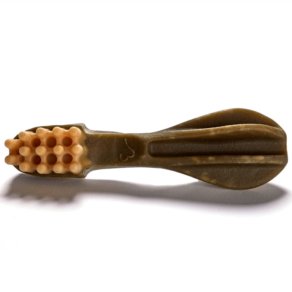 Whimzees Premio Dental Vegetariano Forma Cepillo de Dientes Chico para Perro, 24 piezas