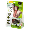Whimzees Brushzees Premio Dental Vegetariano Mediano para Perro,  12 Piezas