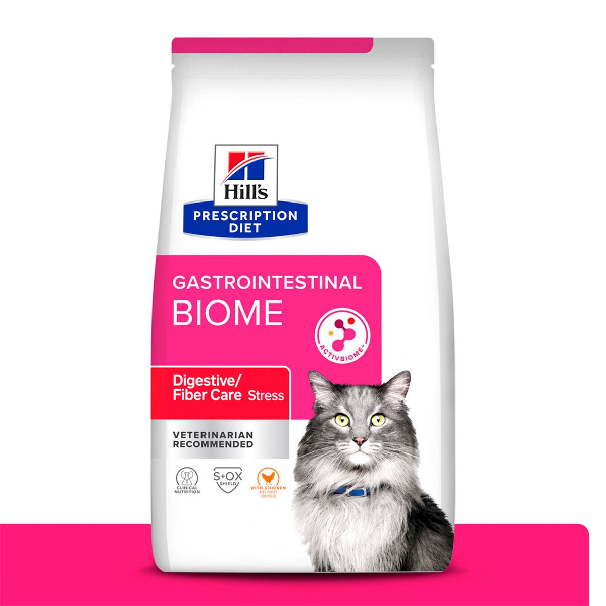 Hill's Prescription Diet Gastrointestinal Biome Alimento Seco Cuidado Digestivo para Gato Adulto, 1.8 kg