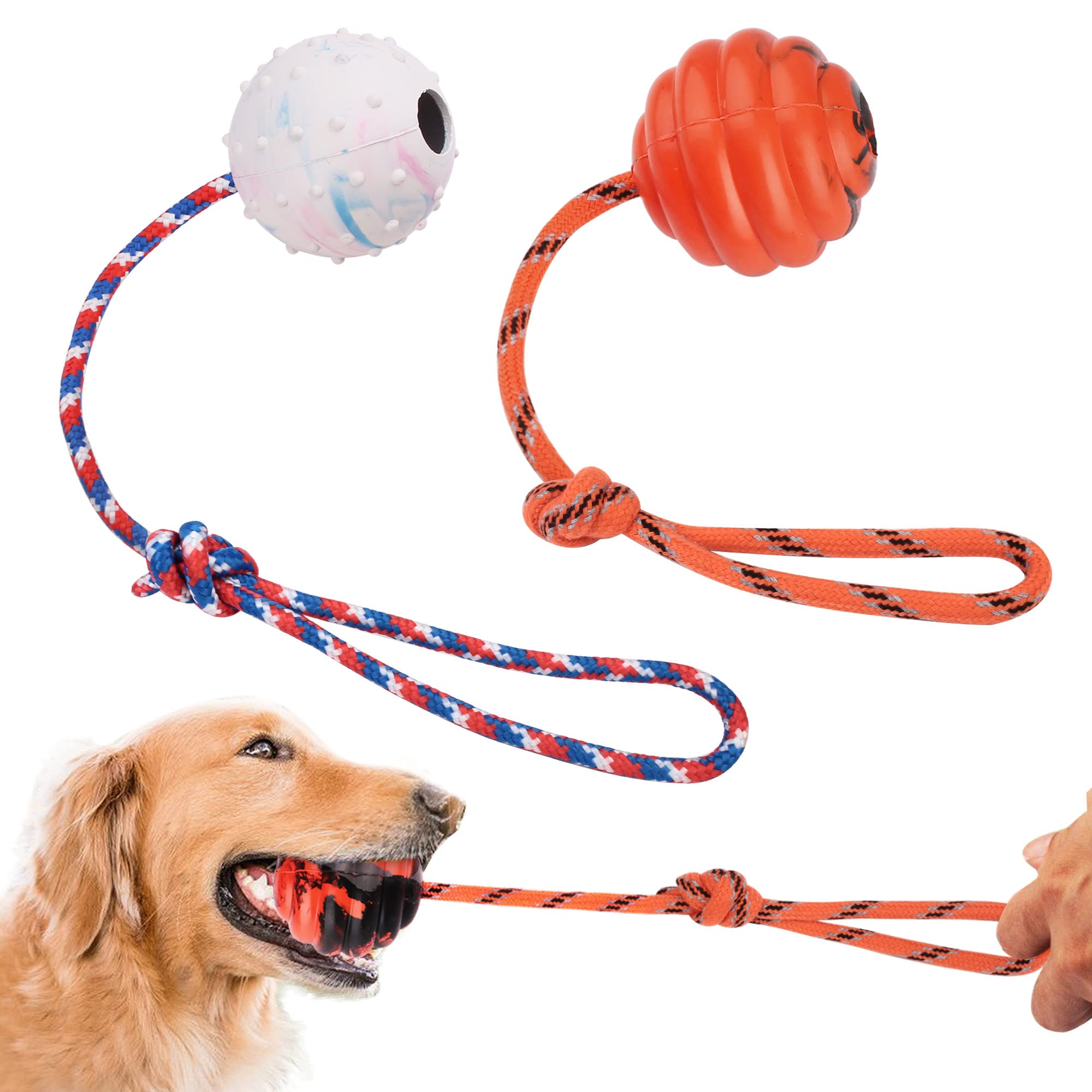 ProPets Juguete de Cuerda con Pelota para Perro